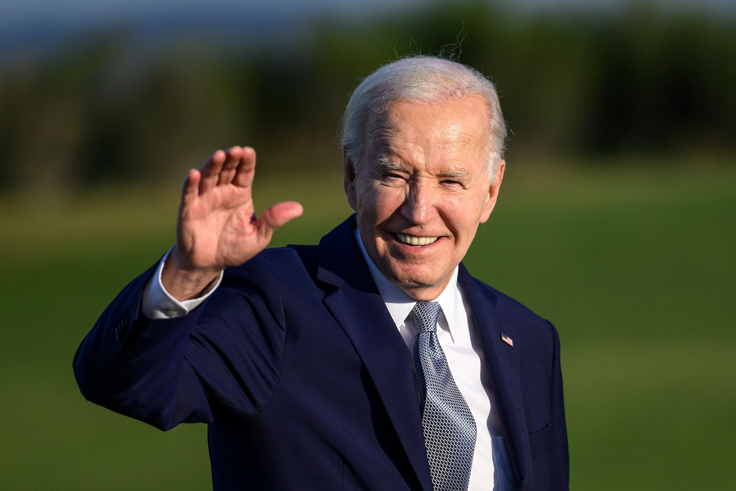 Joe Biden Waving